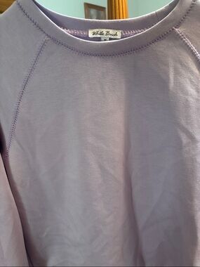 white birch Men's Lavender Crewneck Sweater